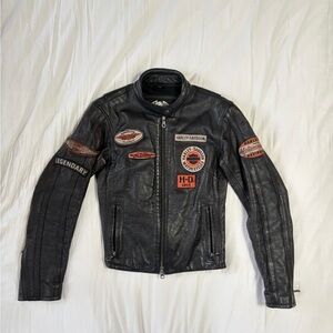 Harley-Davidson Black Leather Jacket for Women